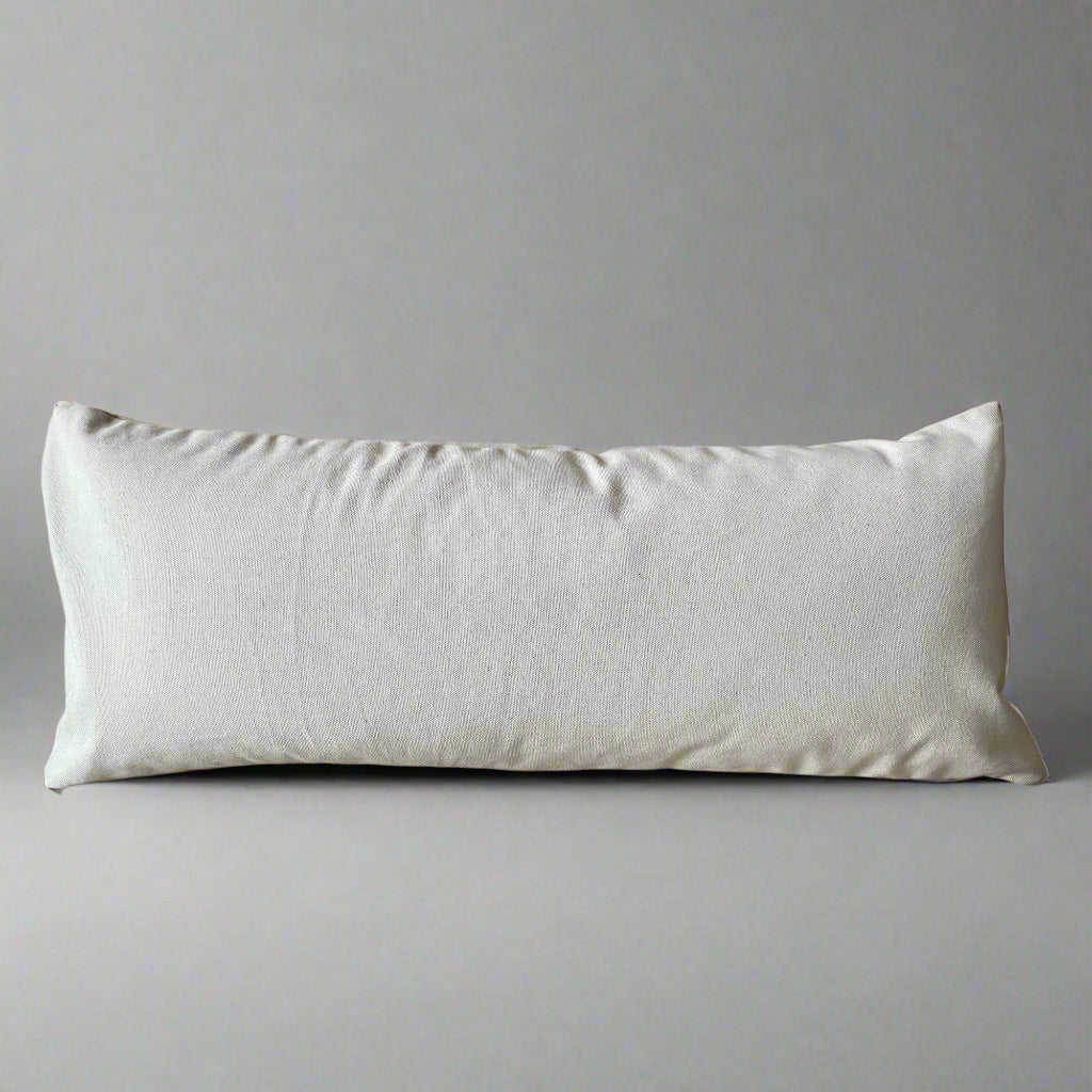 Pure Wool Bolster | Moss Green Herringbone