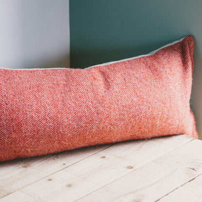 Pure Wool Bolster | Cardinal Red