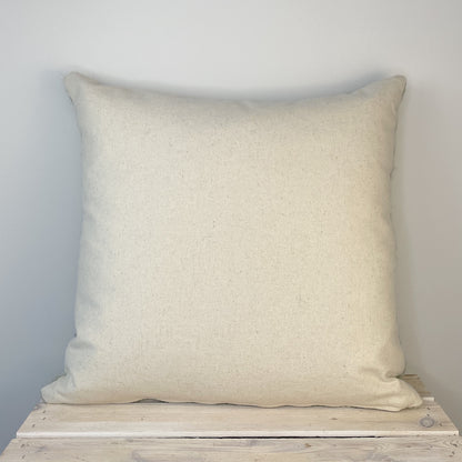 Pure Wool Cushion | Cardinal Red Herringbone